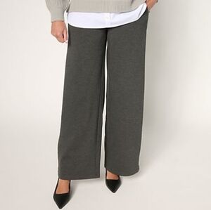 Belle by Kim Gravel  Wide-Leg Ponte Petite Pant